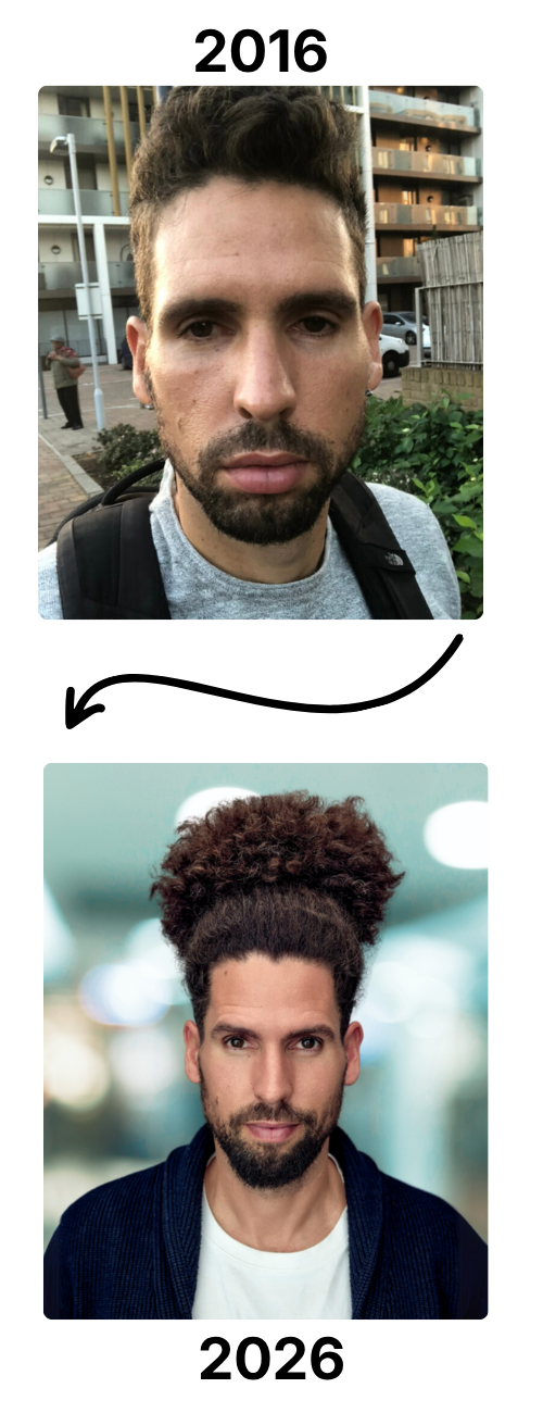 Adam Parker, 2016 vs 2026 transformation