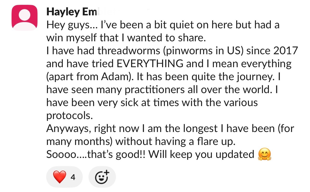 Hayley — longest flare-free stretch in years